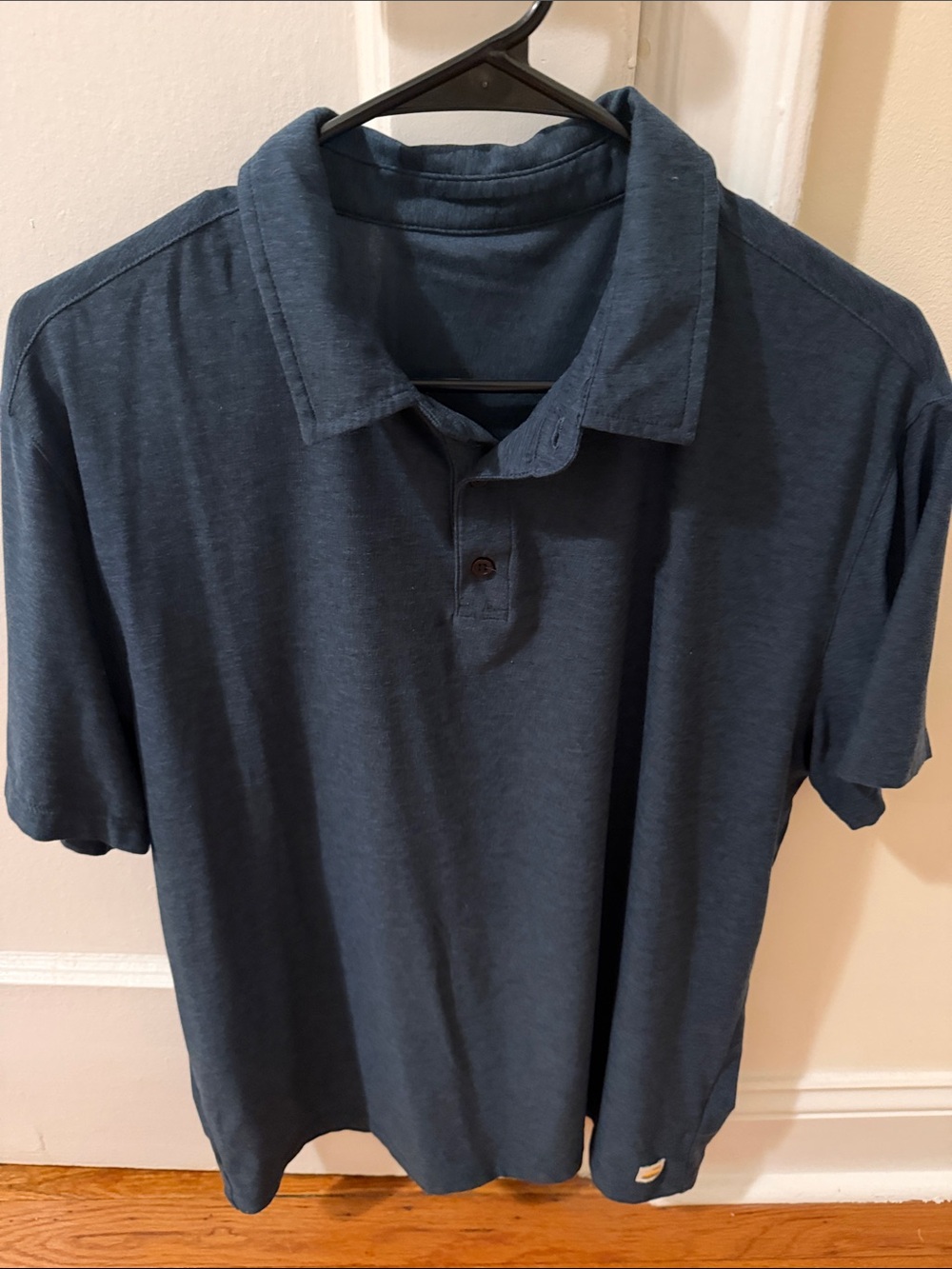 Vouri Men's Navy Short-Sleeve Polo Shirt size L